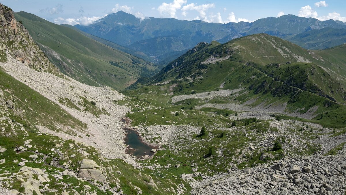 Il vallone del Rio Prati della Chiesa