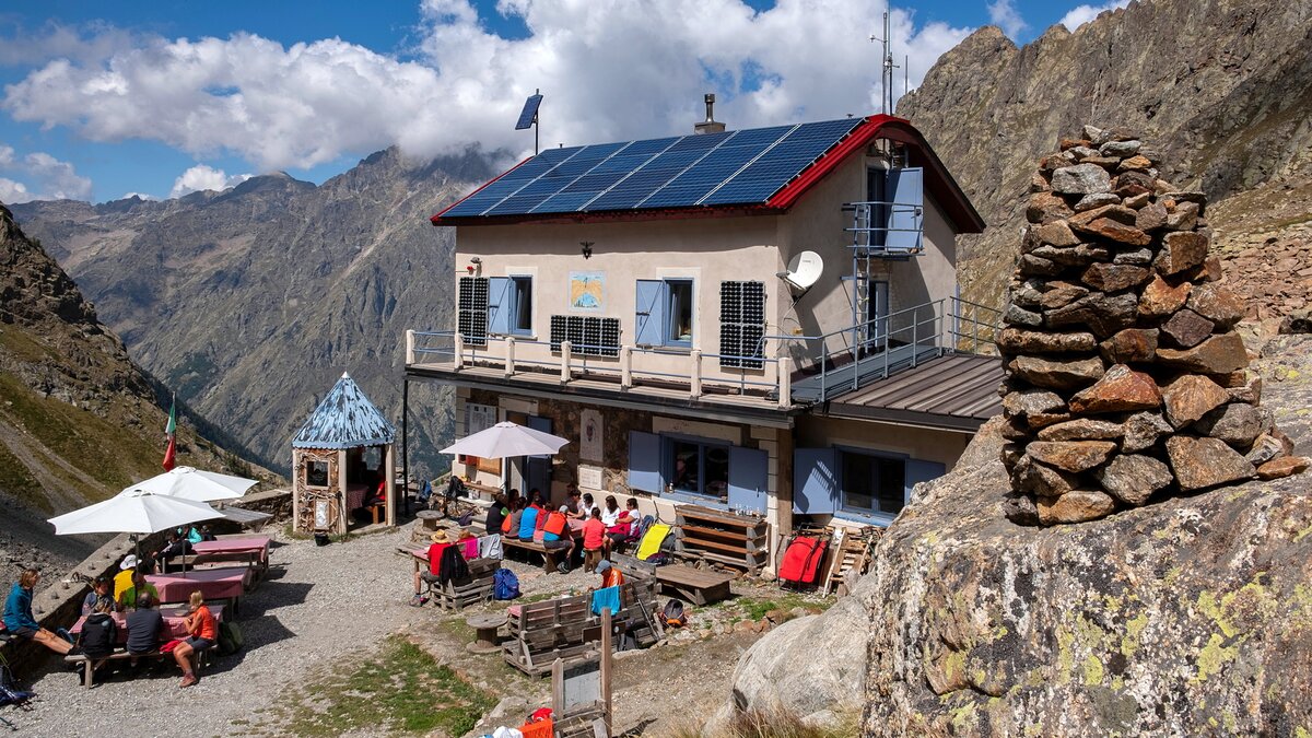 Il Rifugio Morelli Buzzi