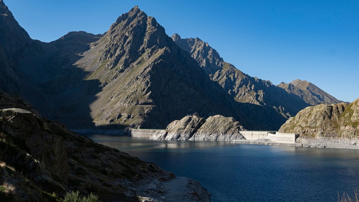 Il Bacino e la Diga del Chiotàs