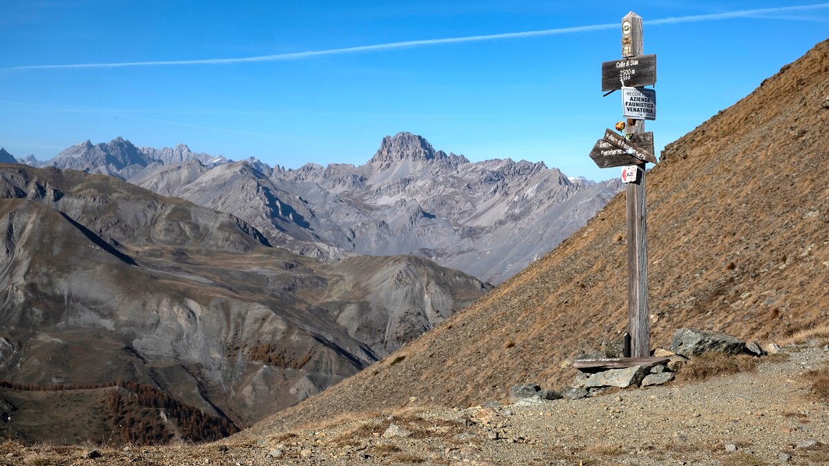 Panorama dal Colle di Stau