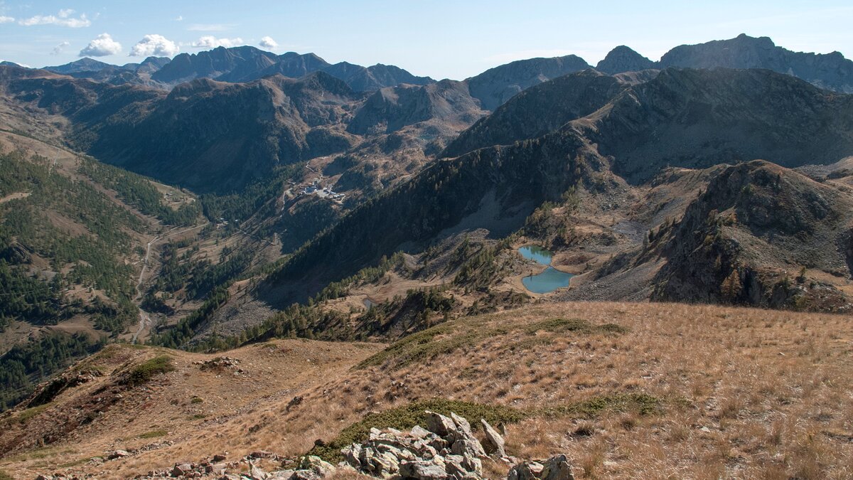 Il Vallone di Sant'Anna dal Passo di Bravaria