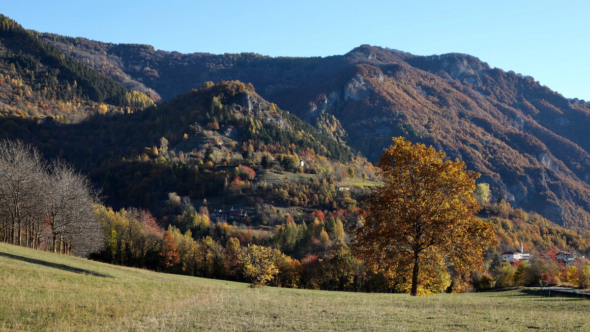 La modesta elevazione su ci sorge la Madonna del Ronvello